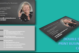 design business card unique stylish gorgeous