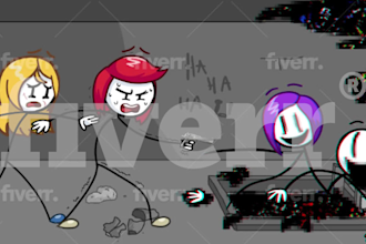 draw come n learning pibby character art concept