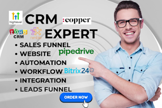 do zoho gohighlevel hubspot pipedrive bitrix24 automation copper crm integration