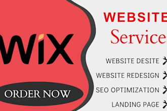 redesign wix website design weebly squarespace landing page expert clone wix seo
