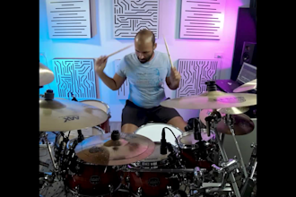 record professional quality drums for your track rock funk