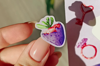 draw kids books, stickers, a board game, characters design