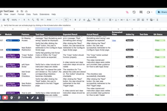 do your website testing with UI UX and functionality