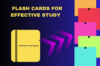 make flashcards on quizlet, anki, and word