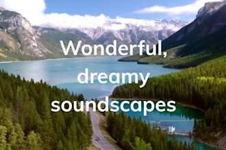 create beautiful ambient, cinematic music