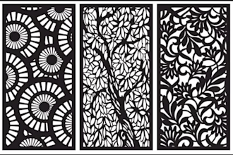 make any pattern design for cnc and laser cut machine