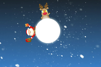 make a 2 d animation like this one for you
