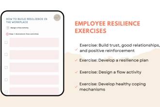 design tailored employee resilience exercises