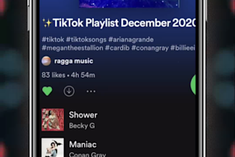make story ad for your spotify playlist