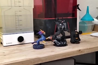3d print on resin your figure, miniature, part or prototype and ship it to you