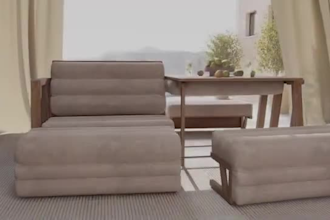 convertible 3d furniture animation,low poly bulk furniture,fusion 360,sofa,couch