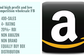 hunt amazon wholesale fba product with suppliers