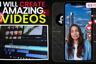 do professional video edit for reels, shorts and tiktok