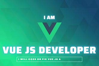 develop, design, enhance or fix your vue or nuxt js website professionally