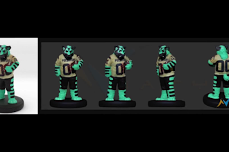 design character 3d printing model