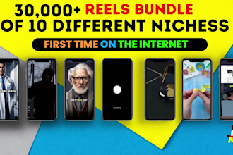 provide reel bundle of more than 10 different niches