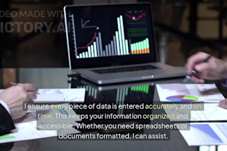 do something good at data entry , slide presentation