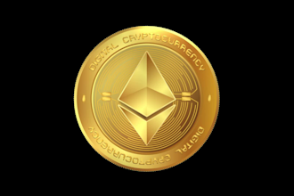 make 3d rotating coin logo animation spin loop, gold coin