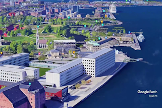 make fly in google earth animation real estate video