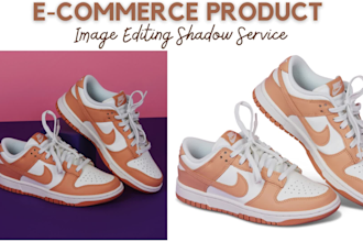 do ecommerce shopify product photo and image editing, retouching in photoshop
