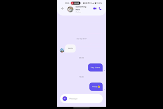 create a chat app