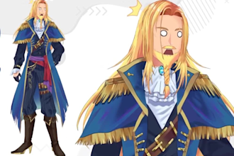 draw and rig 2d vtuber model, live2d vtuber rigging, pngtuber, rigging