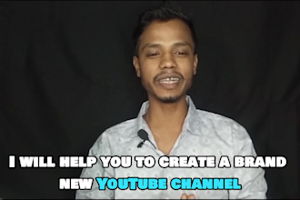 do create youtube channel and setup with banner