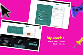 be your web developer in PHP laravel or angular, javascript, HTML CSS