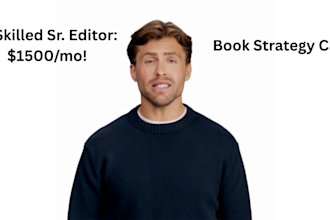 provide your full time remote ai skilled senior video editor