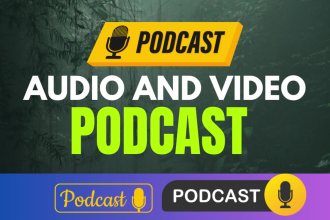 edit podcast audio and podcast video