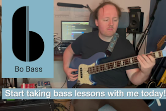 be your motivational and professional bass teacher