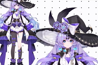 design and rig live 2d vtuber model 2d vtuber model vtuber commission 2d anime