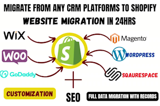 migrate big cartel bigcommerce prestashop volution weebly godaddy wix to shopify