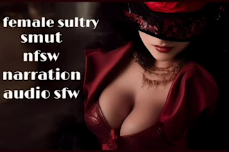 record any female sultry voiceover sfw nsfw seductive voice over onlyfans smut