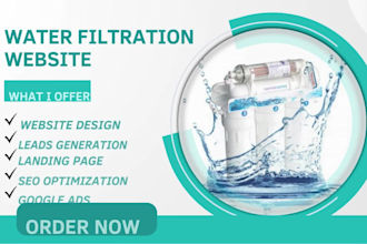 design water filtration, water damage repair restoration water treatment website