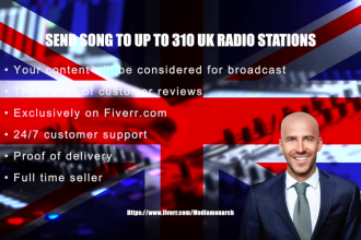 send your song up to 310 UK radio stations