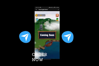 telegram crypto game, telegram bot, mini web game for telegram, p2e crypto game