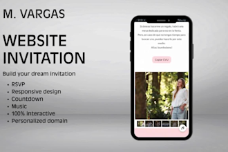 create a beautiful web invitation