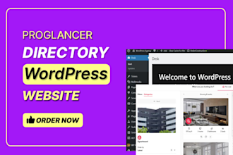 create wordpress website or listing website with acf