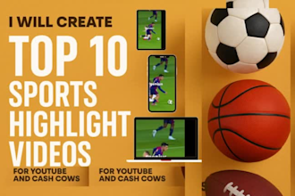 create viral tiktok top 10 sports videos for football, nba, soccer, nfl, uefa