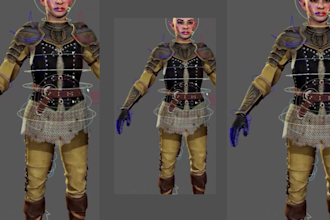 rig and animate metahuman or realistic game ready character in maya or zbrush
