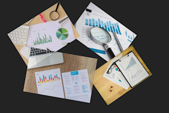 create excel graphs, pivot tables , vlookup and dashboard