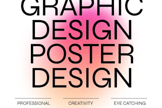 graphic designing, posters, flyers for ads and social