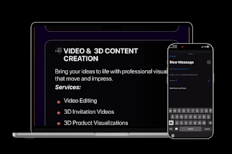 create a professional interactive PDF or digital brochure