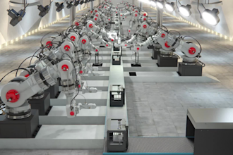 industrial animation technical construction video safety 3d robot cad animation