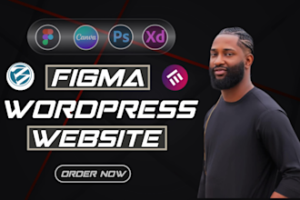convert canva, PSD, xd, figma to wordpress elementor website or elementor pro