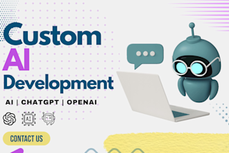 develop an ai mobile app, an ai website, ai chatbot