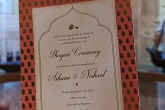 design elegant hand illustrated wedding invitations inspired by mughal art