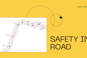 design of road plan, profile, and quantity estimation