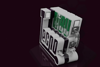 do 3d product animation video and 3d product rendering